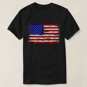 Patriottische Amerikaanse vlag T-shirt