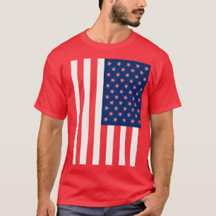Patriottische Amerikaanse vlag T-shirt