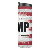 Patriottische Amerikaanse vlag Trump Thermosbeker (Geroteerd rechts)