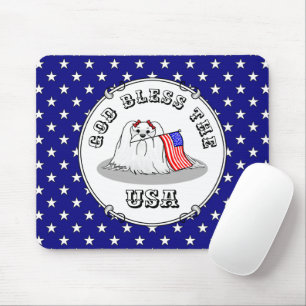 Patriottische Amerikaanse vlag Verenigde Staten Ma Muismat