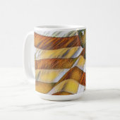 Patriottische Amerikaanse vlag Verouderde Mok (Voorkant links)