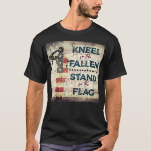 Patriottische Amerikaanse vlag Vlag voor militair T-shirt