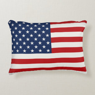 Patriottische Amerikaanse vlag voor trotse Amerika Accent Kussen