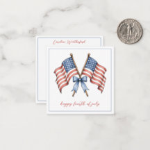 Patriottische Amerikaanse vlaggen Vierde Juli