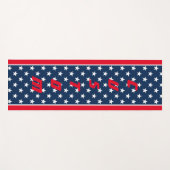 Patriottische Amerikaanse vlagsterren ontwerpen aa Yogamat (Voorkant (horizontaal))
