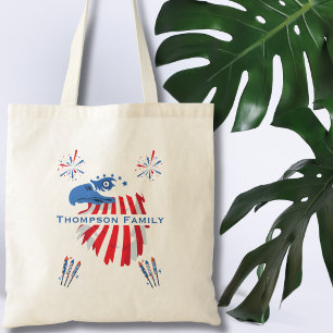 Patriottische Amerikaanse Zeearend Amerika 250e 4 Tote Bag