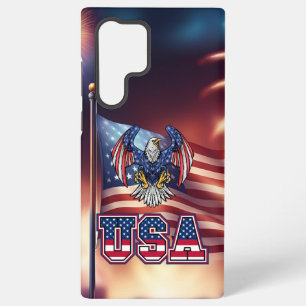 Patriottische Amerikaanse zeearend Samsung Galaxy Hoesje