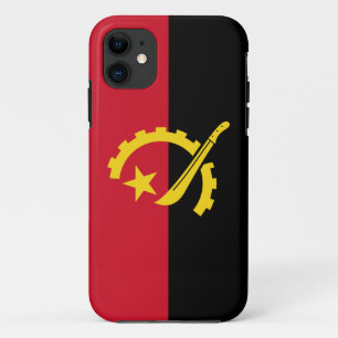 Patriottische Angolese vlag iPhone 11 Hoesje