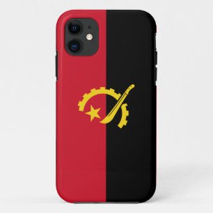 Patriottische Angolese vlag iPhone 11 Hoesje