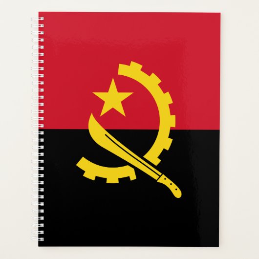 Patriottische Angolese vlag Planner (Voorkant)