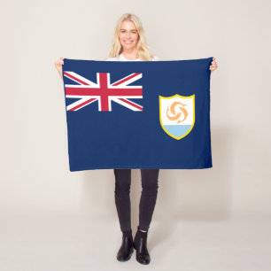 Patriottische Anguilla-vlag Fleece Deken