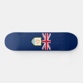 Patriottische Anguilla Vlag Skateboard (Horizontaal)