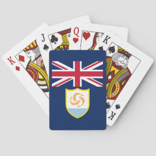 Patriottische Anguilla-vlag speelkaarten