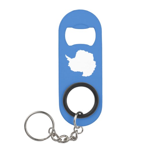 Patriottische Antarctica Sleutelhanger flesopening Mini Flessenopener (Voorkant)