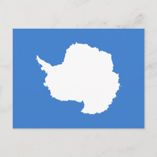 Patriottische Antarctica-vlag Briefkaart