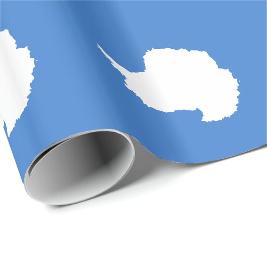 Patriottische Antarctica-vlag Cadeaupapier (Rol Hoek)