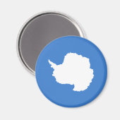 Patriottische Antarctica-vlag Magneet (Voorkant / Achterkant)