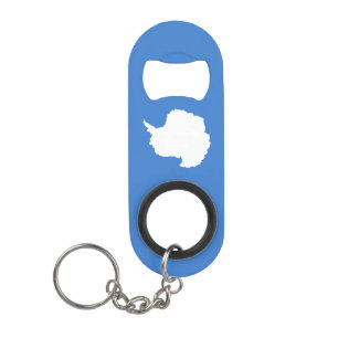 Patriottische Antarctica Vlag Sleutelhanger Flesop Mini Flessenopener