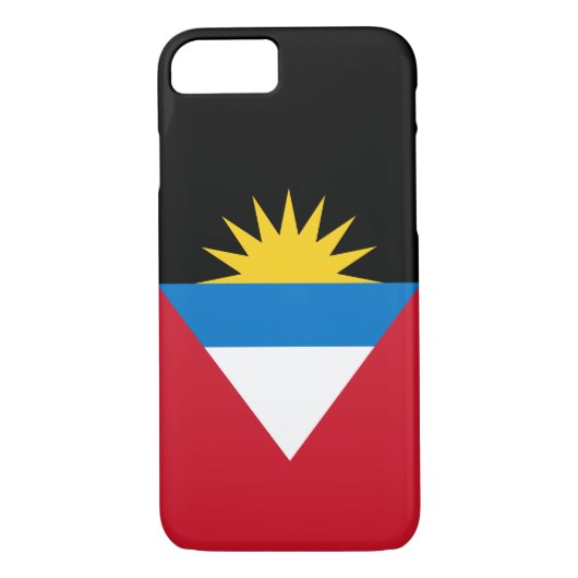 Patriottische antigua en Barbuda-vlag Case-Mate iPhone Case (Achterkant)