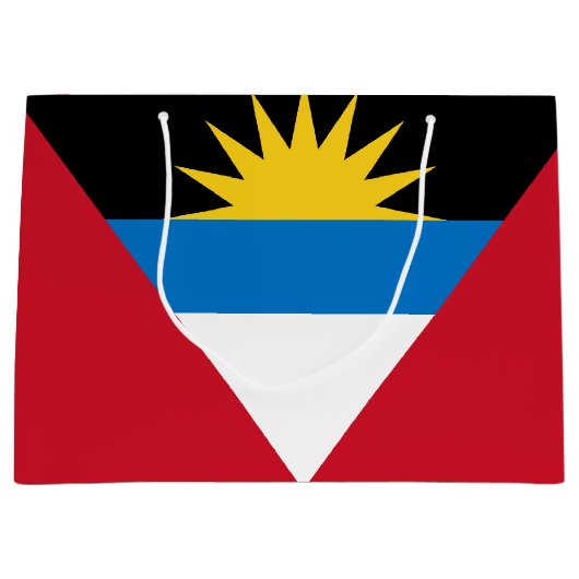 Patriottische antigua en Barbuda-vlag Groot Cadeauzakje (Voorkant)