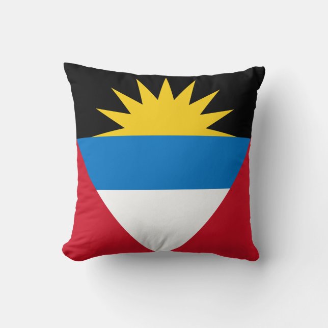 Patriottische antigua en Barbuda-vlag Kussen (Voorkant)