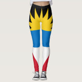 Patriottische antigua en Barbuda-vlag Leggings (Voorkant)