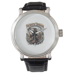 Patriottische Apocalyptische Vrijheid Oogster Zomb Horloge