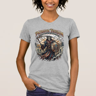 Patriottische Apocalyptische Vrijheid Oogster Zomb T-shirt