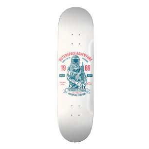Patriottische Apollo 11 Missie Skateboard
