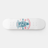 Patriottische Apollo 11 Mission Skateboard (Horizontaal)