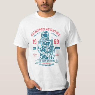Patriottische Apollo 11 Mission T-shirt