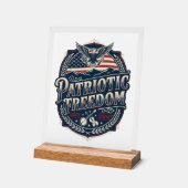 Patriottische Appalachische Erfgoed Vector Grafisc Acryl Bord (Hoek)
