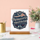 Patriottische Appalachische Erfgoed Vector Grafisc Acryl Bord (Huwelijk)