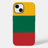 Patriottische Apple 14 Hoesje-Mate, Litouwen Case-Mate iPhone Case (Achterkant)