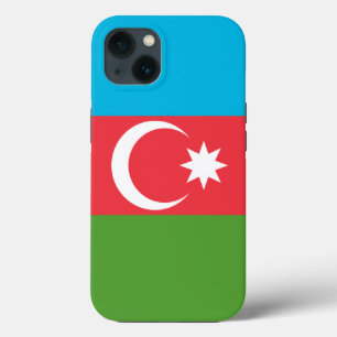 Patriottische Apple Hoesje-Mate, Azerbeidzjan vlag iPhone 13 Hoesje