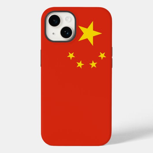 Patriottische Apple Hoesje-Mate, China Flag Hoesje (Achterkant)