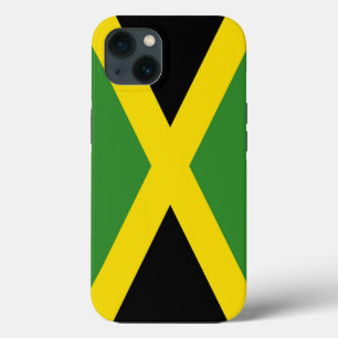 Patriottische Apple Hoesje-Mate, Jamaica vlag iPhone 13 Hoesje