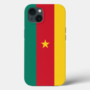 Patriottische Apple Hoesje-Mate, Kameroense vlag iPhone 13 Hoesje