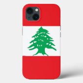 Patriottische Apple Hoesje-Mate, Libanese vlag Case-Mate iPhone Case (Achterkant)