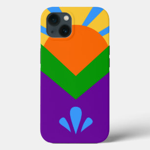 Patriottische Apple Hoesje-Mate, Manitou Springs iPhone 13 Hoesje