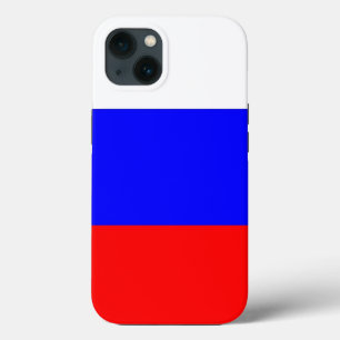 Patriottische Apple Hoesje-Mate, Russische vlag iPhone 13 Hoesje