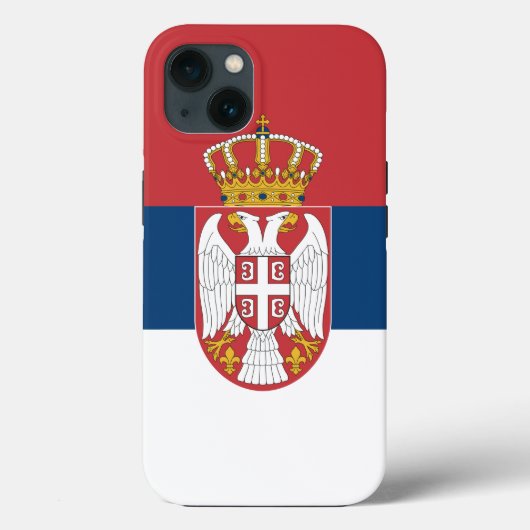 Patriottische Apple Hoesje-Mate, Servië Case-Mate iPhone Case (Achterkant)