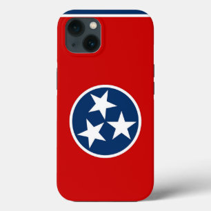 Patriottische Apple Hoesje-Mate, Tennessee vlag iPhone 13 Hoesje