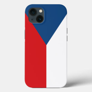 Patriottische Apple Hoesje-Mate, Tsjechische vlag iPhone 13 Hoesje