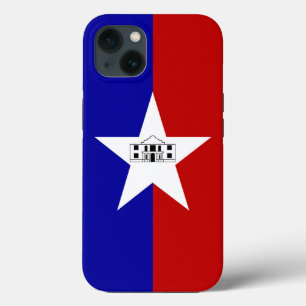 Patriottische Apple Hoesje-Mate, vlag San Antonio iPhone 13 Hoesje
