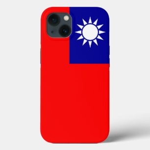Patriottische Apple Hoesje-Mate, vlag Taiwan iPhone 13 Hoesje