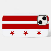 Patriottische Apple Hoesje-Mate, Washington DC Case-Mate iPhone Case (Achterkant (horizontaal))