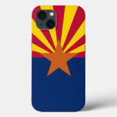 Patriottische Apple iPhone 13 Hoesje-Mate, Arizona Case-Mate iPhone Case (Achterkant)