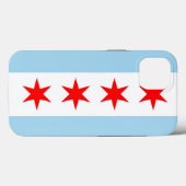 Patriottische Apple iPhone 13 Hoesje-Mate, Chicago Case-Mate iPhone Case (Achterkant (horizontaal))