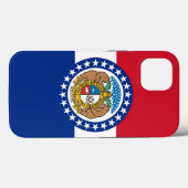 Patriottische Apple iPhone 13 Hoesje-Mate, Missour Case-Mate iPhone Case (Achterkant (horizontaal))